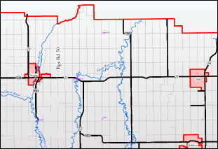 Click here for an enlarged map to Good Stuff Storage, just east of Sundre Alberta.